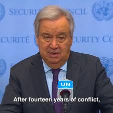 @antonioguterres's video Tweet