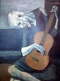 39 guitar man paintings ranked in order of popularity and relevancy. Picasso Old Man With Guitar The Blue Mood Begins What Flickr