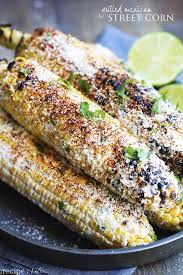 It's got charred corn kernels, creamy mayonnaise, smoky chili powder, tangy lime juice, and sharp cotija cheese. Grilled Mexican Street Corn The Recipe Critic Recipes Grilling Recipes Grilled Corn Recipes