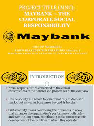 To inspire, encourage, facilitate and promote at all times all forms of humanitarian activities by national societies, with a view. Maybank Mnc Complete Ppt Association Of Southeast Asian Nations Banks