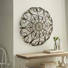 A number of different decorative painting techniques can be. Amazon Com Vintage Style Round Copper Metal Wall Decor W Fleur De Lis Accents Copper And Gold Metal Wall Art Fleur De Lis And Quatrefoil 3d Wall Art 29 Home Kitchen