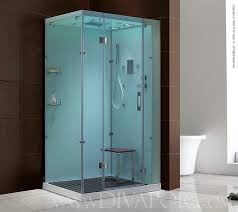 Steam bathing is all about relaxation and relaxation is all about ambiance. Venice Glass Steam Shower Cabinet White