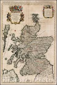 49° 36' 0 north, 0° 20'. Historic Map Le Royaume D Ecosse Divise En Parties Septentrionales Meridionales Format Of Scotland Colored By Counties P Scotland Map Map Antique Maps