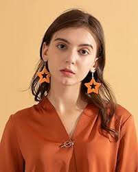 90s Outfits For Women 80s 90s Earrings For Women Colorful Lightning  Martinique Neon Earrings