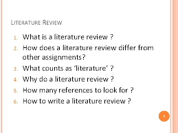 Use more than one search engine of scientific literature. What Counts As Literature