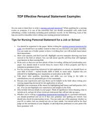 Nursing Personal Statement Tips And Samples In Writing By Examplesps Issuu