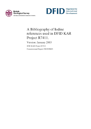 bibliography of iodine references