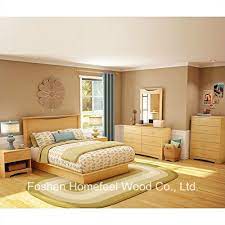 These complete furniture collections include everything you need to outfit the entire bedroom in coordinating style. China Wood Panel Headboard 5 Piece Bedroom Set In Natural Maple China Bedroom Set Bedroom Furniture