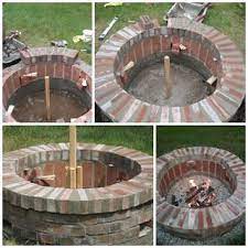 Jemstaa Diy Brick Fire Pit In One Weekend Brick Fire Pit Fire Pit Outdoor Fire Pit