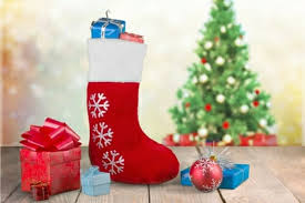 Festive and fun, these red holiday stockings are a celebration essential for any yuletide gathering. No Fireplace No Problem With No Hang Christmas Stocking So Sew Easy