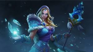 Rylai Crystal Maiden Blueheart Maiden Loading Screen Girl 1920x1080 Maiden Dota 2 Wallpaper Dota 2