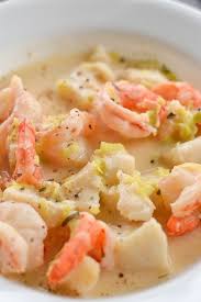 Here Is A Shrimp And Fish Chowder Recipe That Is A Simple Yet Delicious Seafood Chowder Shrimp Or Recettes De Cuisine Cuisine Et Boissons Chaudree De Poisson