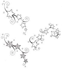Flowers And Stars By Crazyeyedbuffalo On Deviantart Flower Tattoo Designs Star Tattoos Sagittarius Tattoo Designs