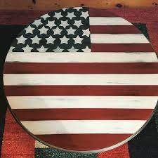 Whether you're looking for a simple american flag to fly at home or a commercial flag to advertise your business, our comparison table. American Flag Coffee Table Distressed And Finished Top Country Design Home