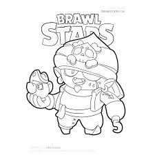 Este é um mítico brawler, o mesmo que max, mortis, mr. Coloring Pages Brawl Stars Kolorowanka Coloring And Drawing