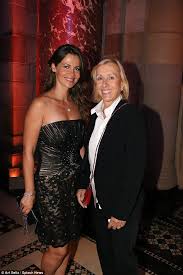 Martina navratilova, who was selected as greatest tennis player by tennis magazine back in 2005, was born. Martina Navratilova With Wife Julia Lemigova Strapless Dress Formal Formal Dresses Cocktail Dress
