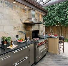This built in bbq is part of a back patio with curved bench seating. 51 Cool Outdoor Barbeque Areas Digsdigs