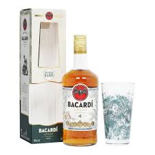 Best match ending newest most bids. Bacardi Anejo Cuatro 4 Year Old Glass Gift Pack Spirits From The Whisky World Uk