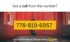 778-819-6957 | 17788196957 Who called from Vancouver | YP.CA
