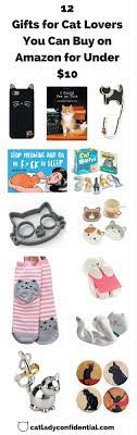 12 Cool Gifts For Cat Lovers You Can Buy On Amazon For Under Cat Gifts Cat Christmas Gift Cat Lover Gifts