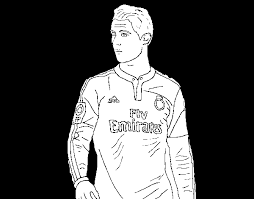 Desenho De Cristiano Ronaldo Para Colorir Colorir Com Colorindo, pintando com cores legais e coloridas. desenho de cristiano ronaldo para