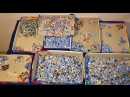 Would you dare to build the biggest puzzle on earth? Around The World 42 000 Piece Puzzle Youtube