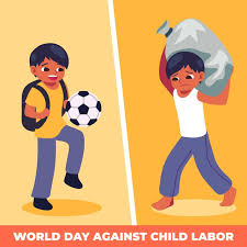 In 2002, the ilo launched the world day against child labour to help combat the rampant amount of child labor being utilized all over the world. Free Vector Flat World Day Against Child Labour Illustration