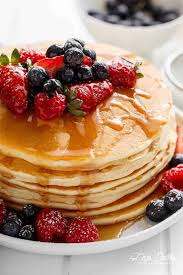 Homemade pancakes made with baking soda instead of baking powder are simple to make as long as you have lemon juice and some yogurt or the good news is that it's easy to make pancakes without baking powder. Easy 3 Ingredient Pancakes Cafe Delites