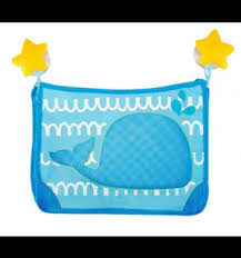 There are two ways to carry, either in front or in the back. Babies R Us Bath Toy Bag Reviews