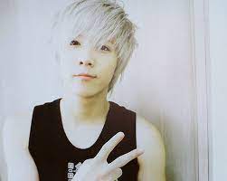 Love The White Hair Asian Hair Hot Korean Guys Mens Hairstyles