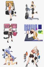 Aquabike, musculation femme, cuisses abdos fessiers, exercice cardio, ou cours de gymnastique et cours de fitness, votre salle de sport pour femme au mans vous propose un programme sportif. Salle De Fitness Fitness Les Sports Femme Entrainement Illustration Svelte Fichier Png Et Psd Pour Le Telechargement Libre