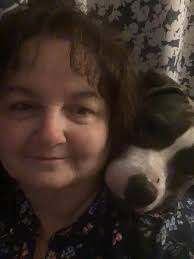 Dixie the puppy sleeping