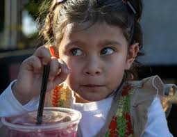 Eager crowds stock up