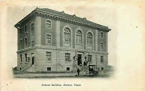 Abilene Texas Tx 1906 Federal Building Later Post Office Vintage Postcard Abilene Texas Abilene Texas