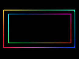 Neon Light Rectangle Frame Glowing Neon Frame Neon Light Border Animated Simple Background Images Iphone Background Images Green Screen Video Backgrounds