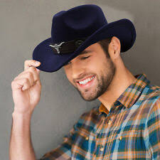 Cowboy Hat Adjustable Gray Hats for Men for sale