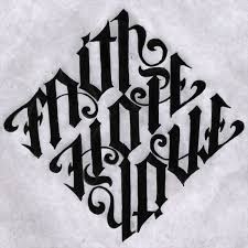 La segunda lectura se podrá hacer tras hacer algún tipo de operación con el dibujo original. Pin By Michael White On Referencias Complementares Faith Hope Love Tattoo Hope Tattoo Ambigram Tattoo