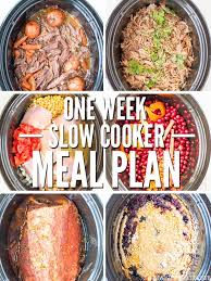 If you're looking to spice up your menu look no further than the chew. the popular abc program featured daily recipes that are posted on the show's official website. One Week Meal Plan Slow Cooker Recipes Super Easy Healthy