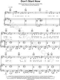 Dua Lipa Don T Start Now Sheet Music In B Minor Transposable Download Print Sheet Music Best Song Lyrics Clarinet Music