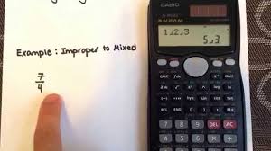 Check spelling or type a new query. Mixed To Improper Fractions Using The Calculator Casio Fx 991ms Youtube