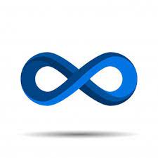 Infinity Symbol Logo In 2021 Symbols Space Phone Wallpaper Symbol Logo