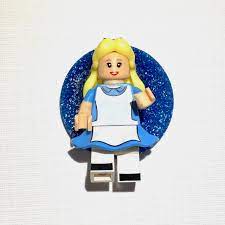 Alice de Alice et le pays™ des merveilles Porte-badge LEGO® - Etsy France