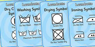 Does your head spin when you stare blankly at the laundry symbols on your most prized possessions? Washing Label Signs Printable Posters Laundry