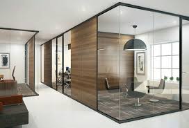 Glazed Partition Wall Corporate Office Design Modern Office Design Inspiration Modern Office Design