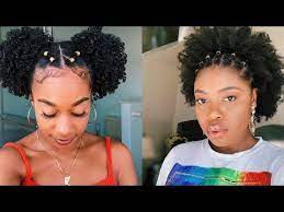 Rubberband Hairstyles For Natural Hair Youtube Natural Hair Puff Braid Out Natural Hair 4c Natural Hair