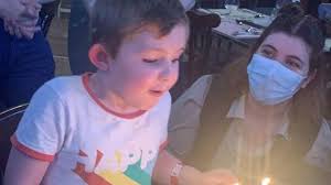 Five-year-old Alec 'thriving' at school after rare cancer battle