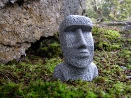 In recent years the easter island statue project (eisp) has undertaken efforts to excavate and study some of the moai, thereby revealing previously hidden portions of the statues. Easter Island Head Moai Head Concrete Heads Garden Decor Etsy