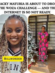 Jacky Matubia Woza Challenge Video