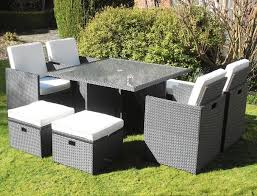 A stylish 8 seater rattan cube set made from natural looking mocha pe rattan woven over a durable aluminium frame. Harts Ultimate 8 Seat Rattan Cube Set The Deluxe With A Larger Table More Comfortable Chairs Storage S Outdoor Furniture Sets Rattan Dining Set Dining Set