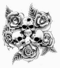 Free Printable Tattoo Stencils Skulls Skulls Drawing Skull Tattoo Tattoo Stencils